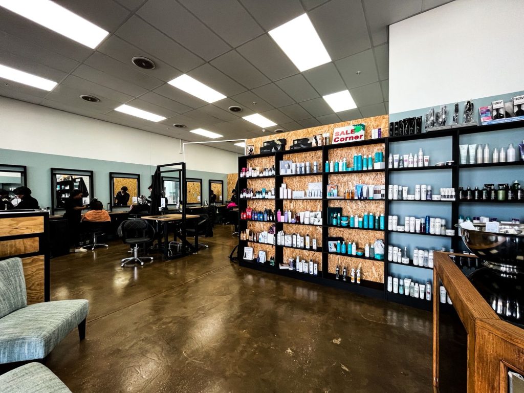Inside the Beautique salon